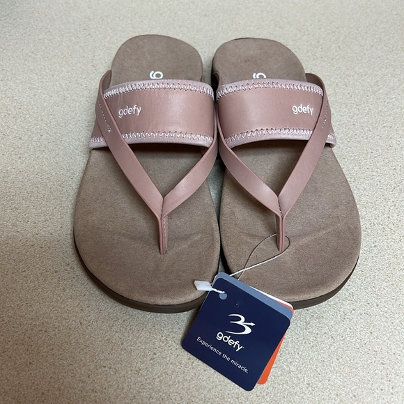 GDEFY VersoShock Orthotic Thong Sandals - NWT - Size 7 - Picture 3 of 12